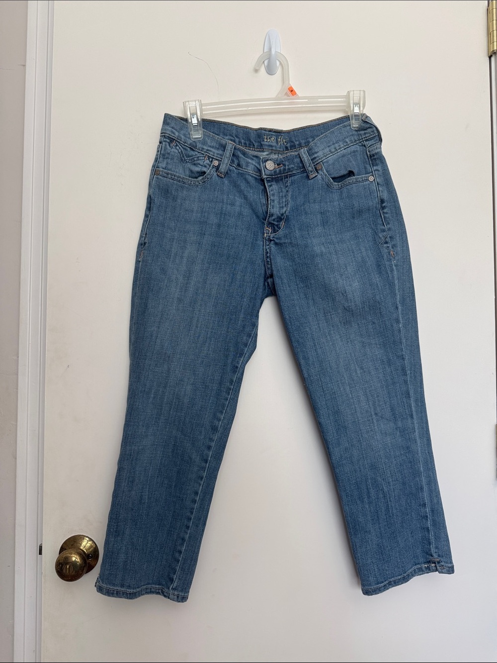 Old Navy Blue Boyfriend Jeans - Mid Wash
